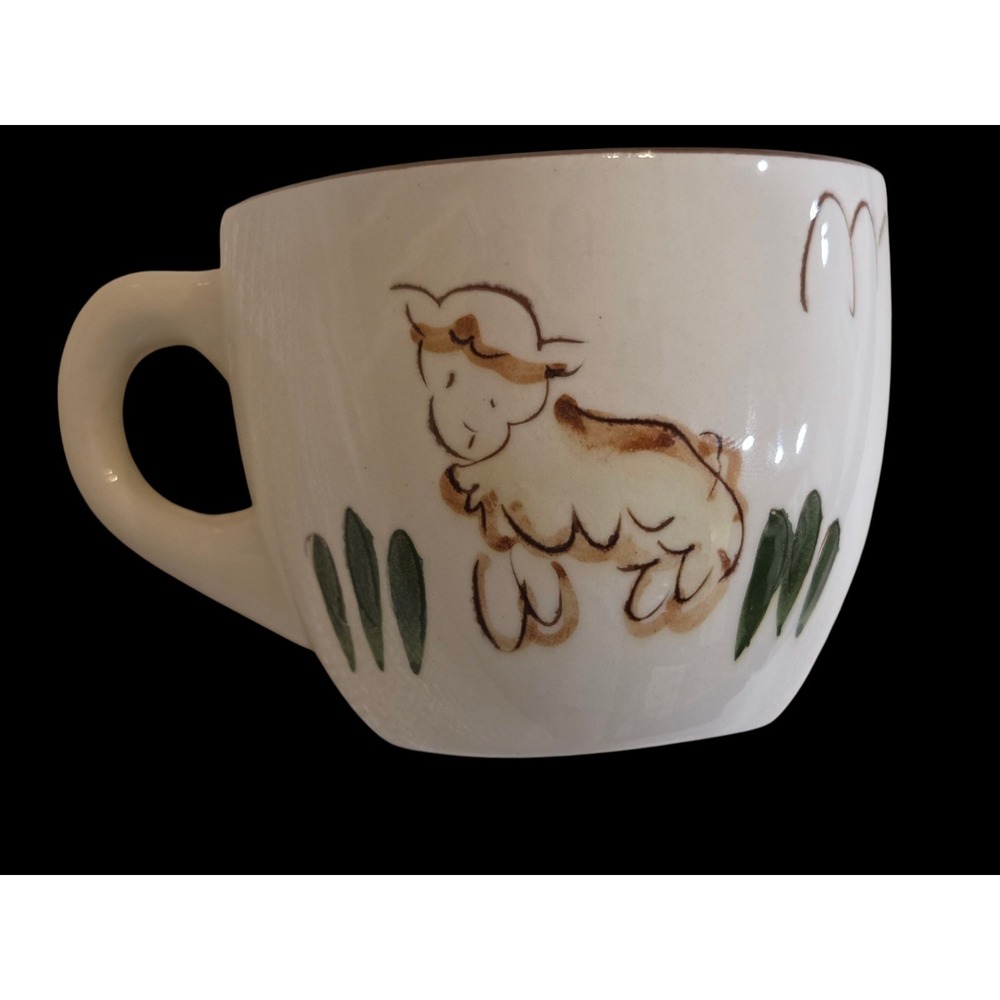 STANGL Pottery Kiddieware Little Boy Blue Cup‎